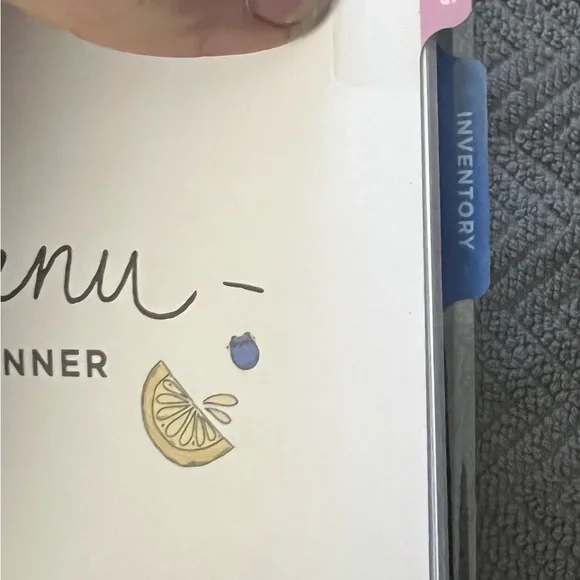 Colorful Menu Planner Notebook - Picture 3 of 4